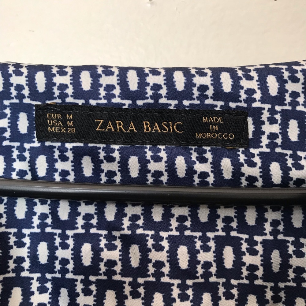 Zara Basic Printed Geometric Tunic Dress - image 3